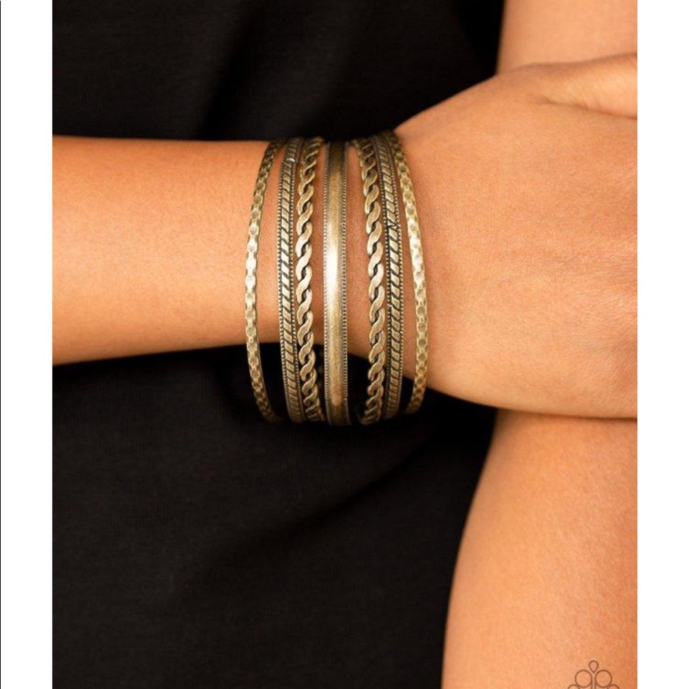 Rattle and Roll Bracelet (Brass)